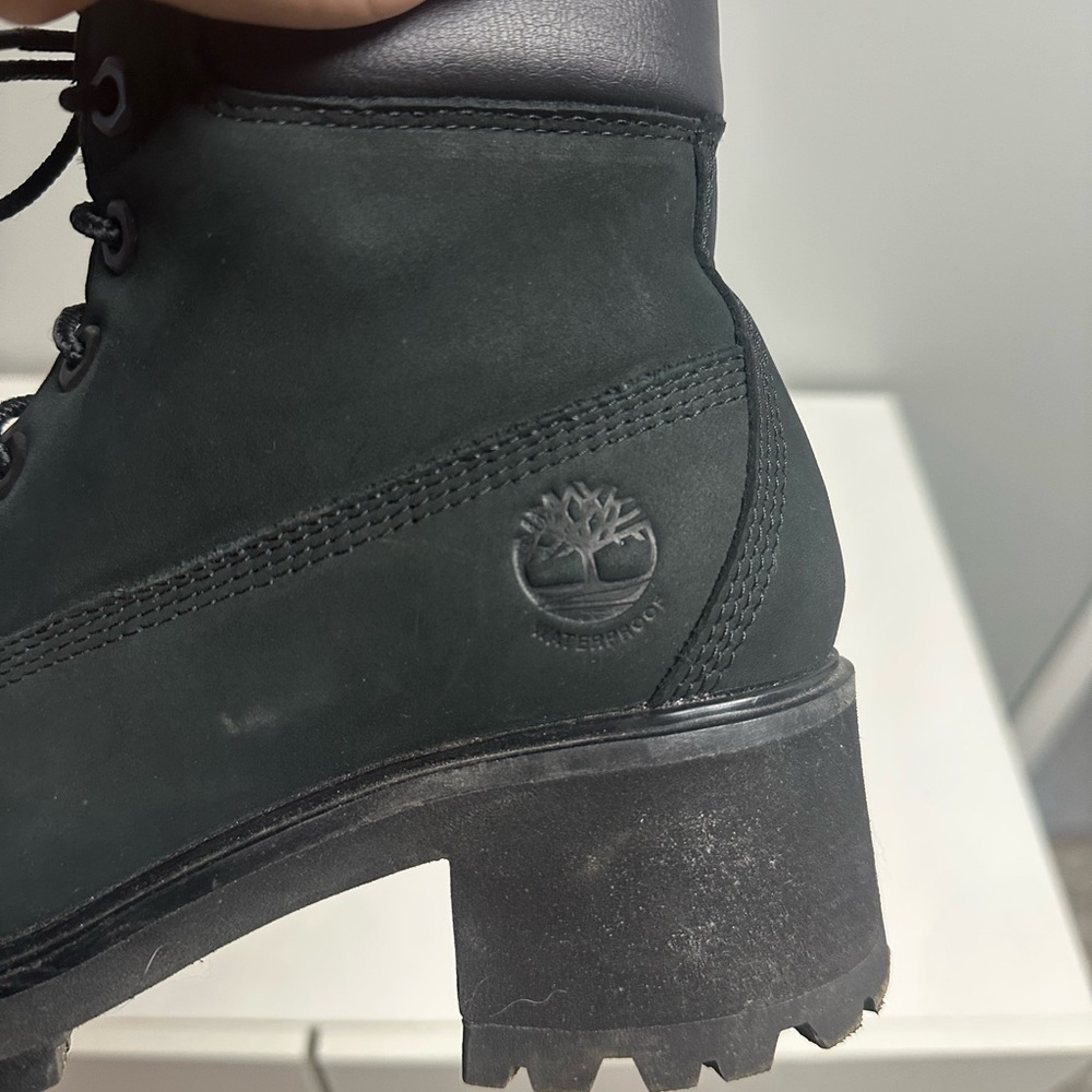 Women’s Timberland Black Heeled Boots size 7.5 - Picture 6 of 6